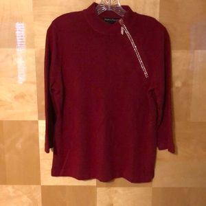 Sparkle zipper sweater